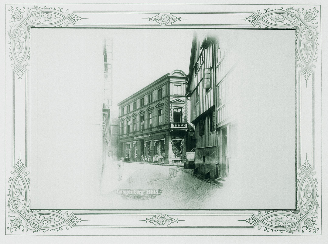 Geschäftshaus der Firma Sally Knopf, um 1900